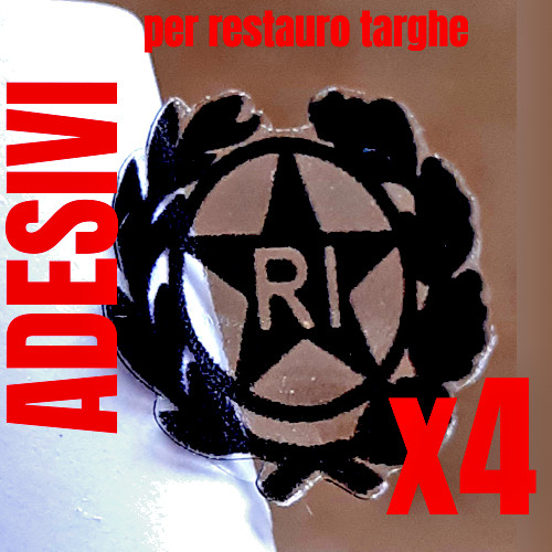 Adesivo targa auto moto - adesivo,