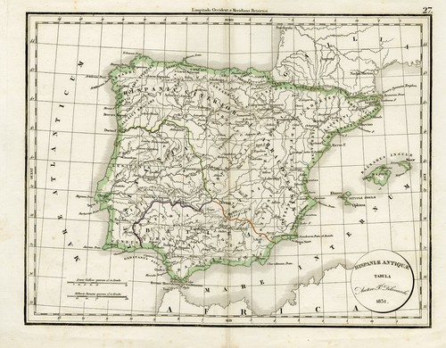 Mappa antica spagna - antica-antica, e