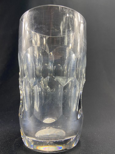 Vaso cristallo intagliato - cristallo,