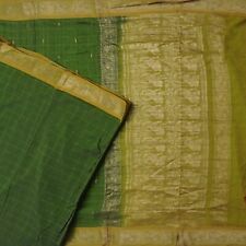 Sari Vintage Verde 100% Cotone