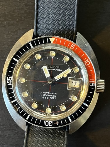 Vintage 1970 bulova snorkel - vintage,