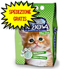 PREZIOSA LETTIERA SILICA GEL PROFUMATA ALLA MELA VERDE 4,3 KG