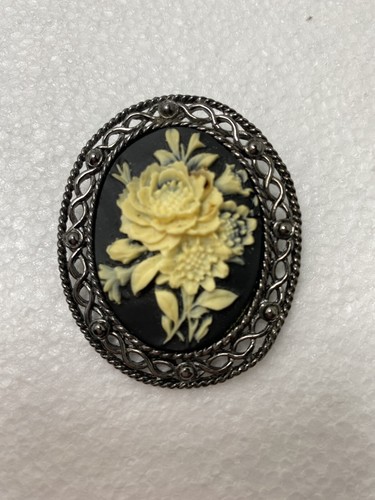 Spilla cameo rosa - spilla,