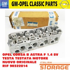 OPEL CORSA B ASTRA F 1.4 8V TESTA TESTATA MOTORE NUOVO ORIGINALE 90322814 