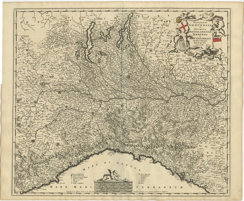 Antica mappa del nord - mappa,