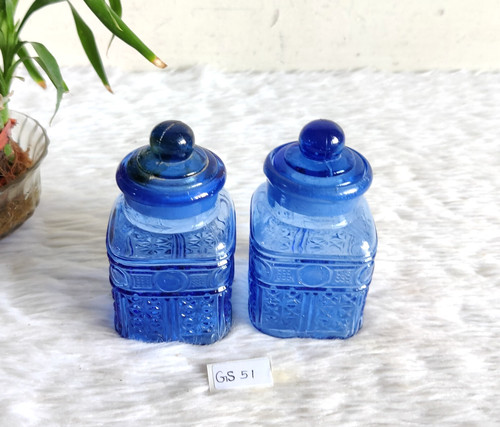 1930s vintage blu vetro - 1930s,