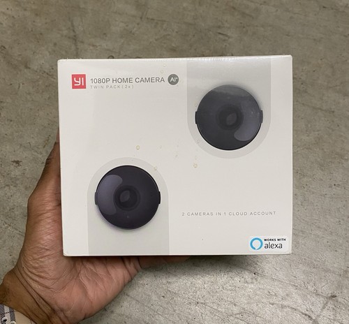 1080p home camera twin pack - yi,
