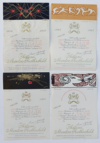 Lot étiquettes vin château - Étiquettes,