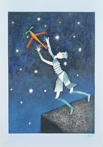 Enrico benaglia litografia - benaglia,