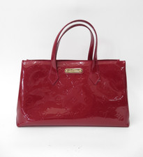 Autentica borsa a mano Louis Vuitton Wilshire PM Monogram Vernis #41456