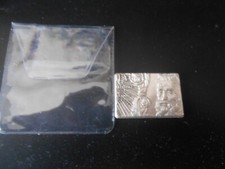 LINGOTTINO 10.000 MILALIRE "TIPO 1962 SU LASTRA BRONZO LAMINATA ARGENTO-EDITALIA