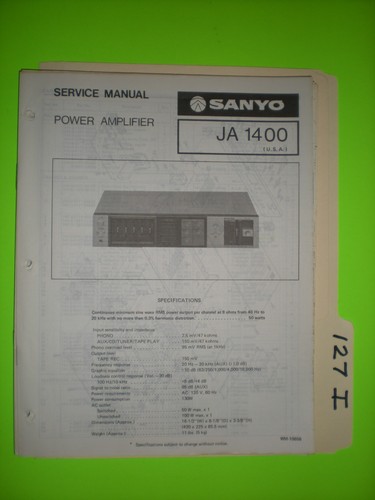 Sanyo 1400 manuale di - ja,