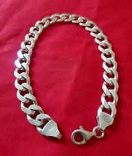 Bracciale/bracelet Uomo Argento Massiccio 925 made in Italy with box