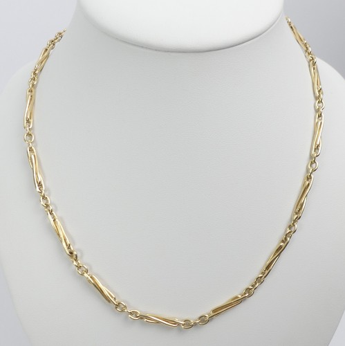 Collana catena maglia trombone - collana,