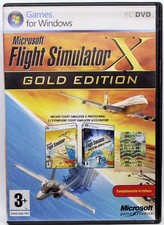 MICROSOFT FLIGHT SIMULATOR X GOLD EDITION PC GIOCO USATO ITALIANO FR1 89394
