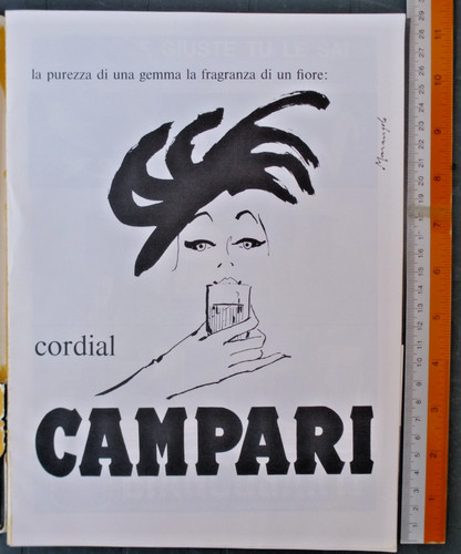 Pubblicità cordial campari - pubblicità,