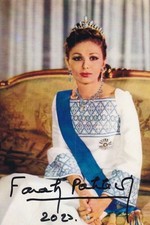 Farah DIBA autografo originale