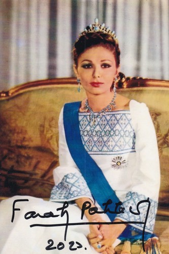 Farah diba autografo originale - diba,