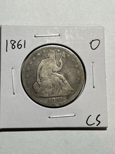 1861-O Seduto Mezzo Dollaro G