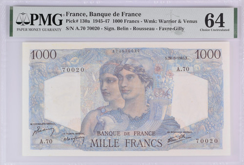 Francia 1000 franchi - francia,