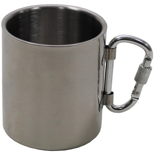 Bicchiere acciaio inox - inox, con