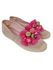 PRETTY BALLERINAS Mocassino Donna Scarpa Taglia IT 37 crema-rosa stile casual