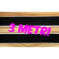 3 mt strappo adesivo velcro da