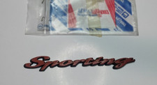 SCRITTA STEMMA LOGO SPORTING FIAT 500 SPORTING, ORIGINALE