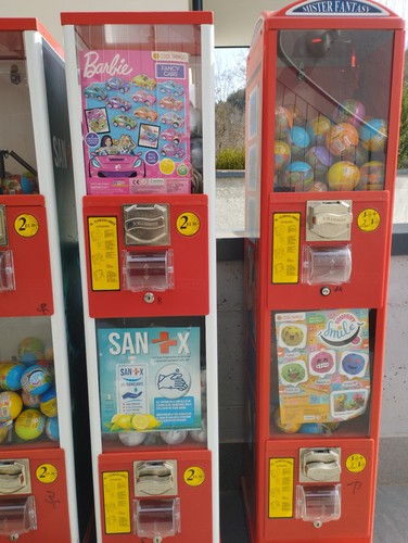 Distributore doppio palline - distributore,
