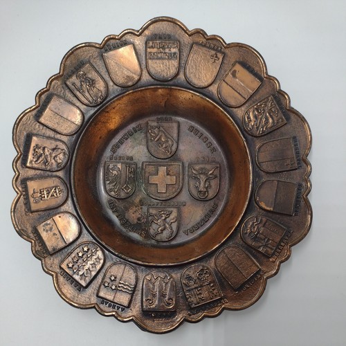 Targa svizzera bronzo - svizzera, in