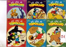 TOPOLINO ALBI  6 FUMETTI