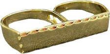 Anelli pepita tre - tre, e