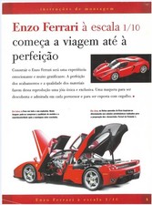 Instruções ferrari enzo 10 - enzo, 1:10