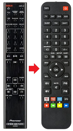 Telecomando adatto per pioneer - adatto,