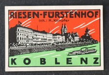 Vecchia etichetta HOTEL