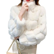 Cappotto corto donna visone