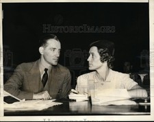 1938 Foto stampa signora