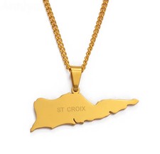 Collana con ciondolo mappa