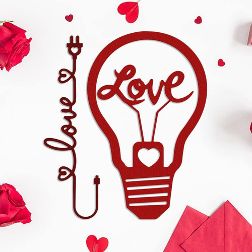 San valentino love lampadina - san,
