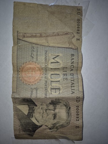 Banconota mille lire - banconota,