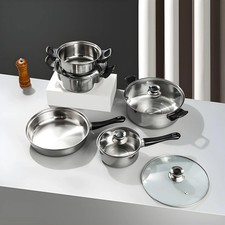 Set di Pentole in Acciaio Inox