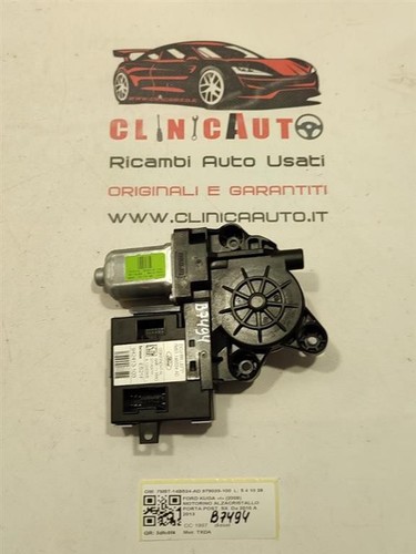 Motorino alzavetro posteriore - alzavetro,