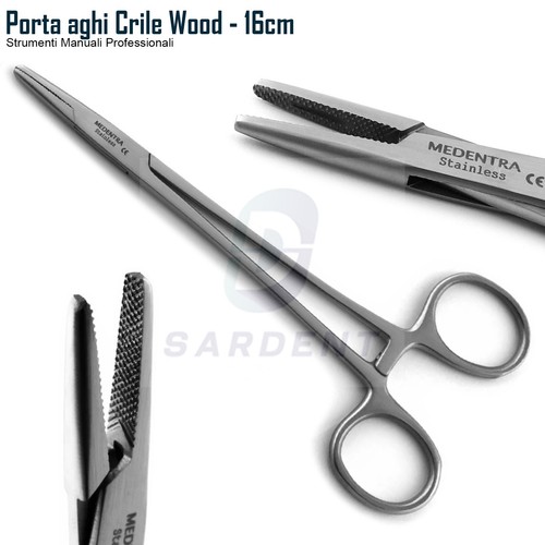 Porta aghi crile wood dentale - crile,