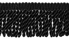 Frangia Nera In Bullion Da 3" Abbraccio Di Mezzanotte, BFSC3 K9 [36 Yarde]