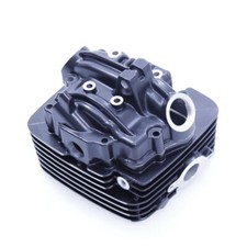 Testa cilindro moto nera per