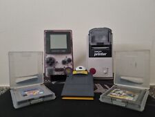 Game Boy Color Nintendo Atomic Purple-Game Boy Printer-Gameboy Camera and games