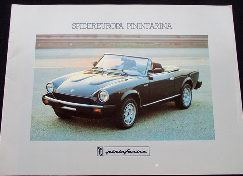Fiat pininfarina spidereuropa - pininfarina,