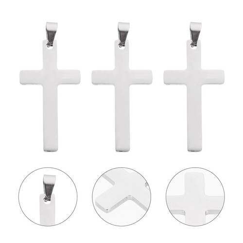 Pcs ciondolo croce collana - , 3
