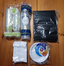 Plastic tableware kit glasses - tableware,