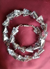 Collana vetro perle - vetro,